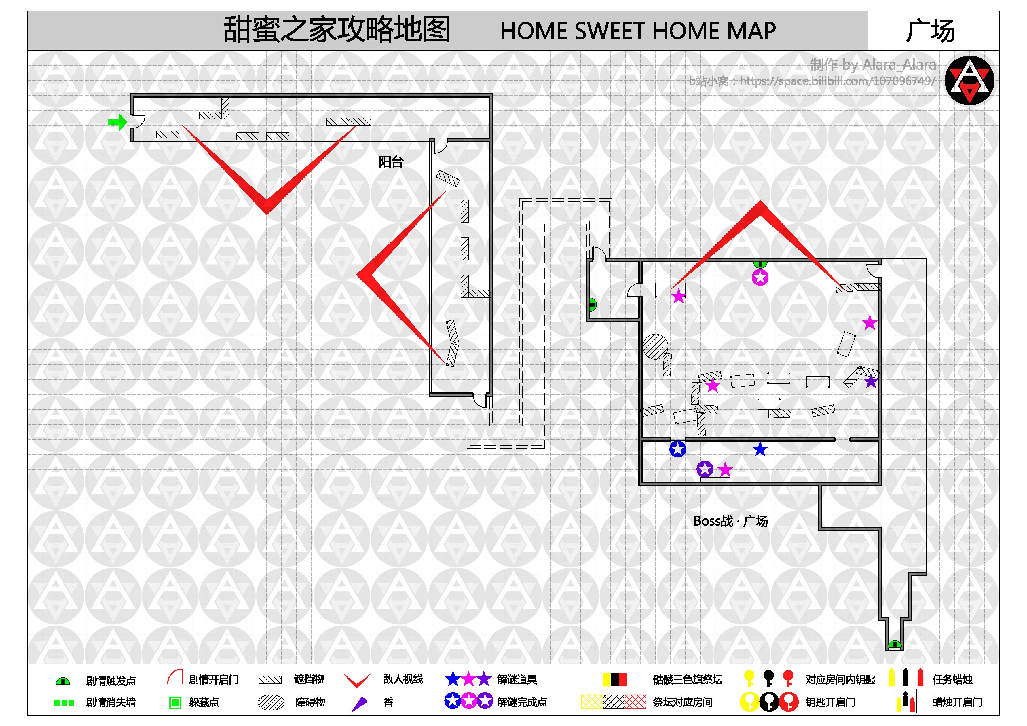 《甜蜜之家》攻略地圖